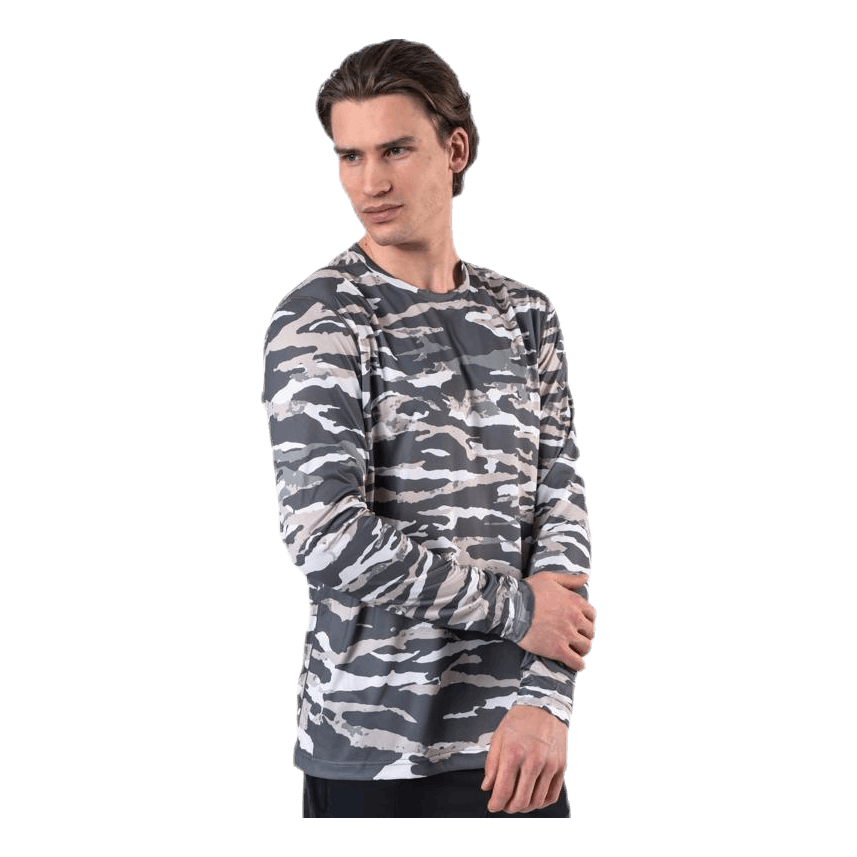 BJØRN BORG Axton LS Tee Green/Grey 4 BJØRN BORG Axton LS Tee Green/Grey - Image 4