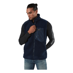Frontier Titus Pile Vest Blue