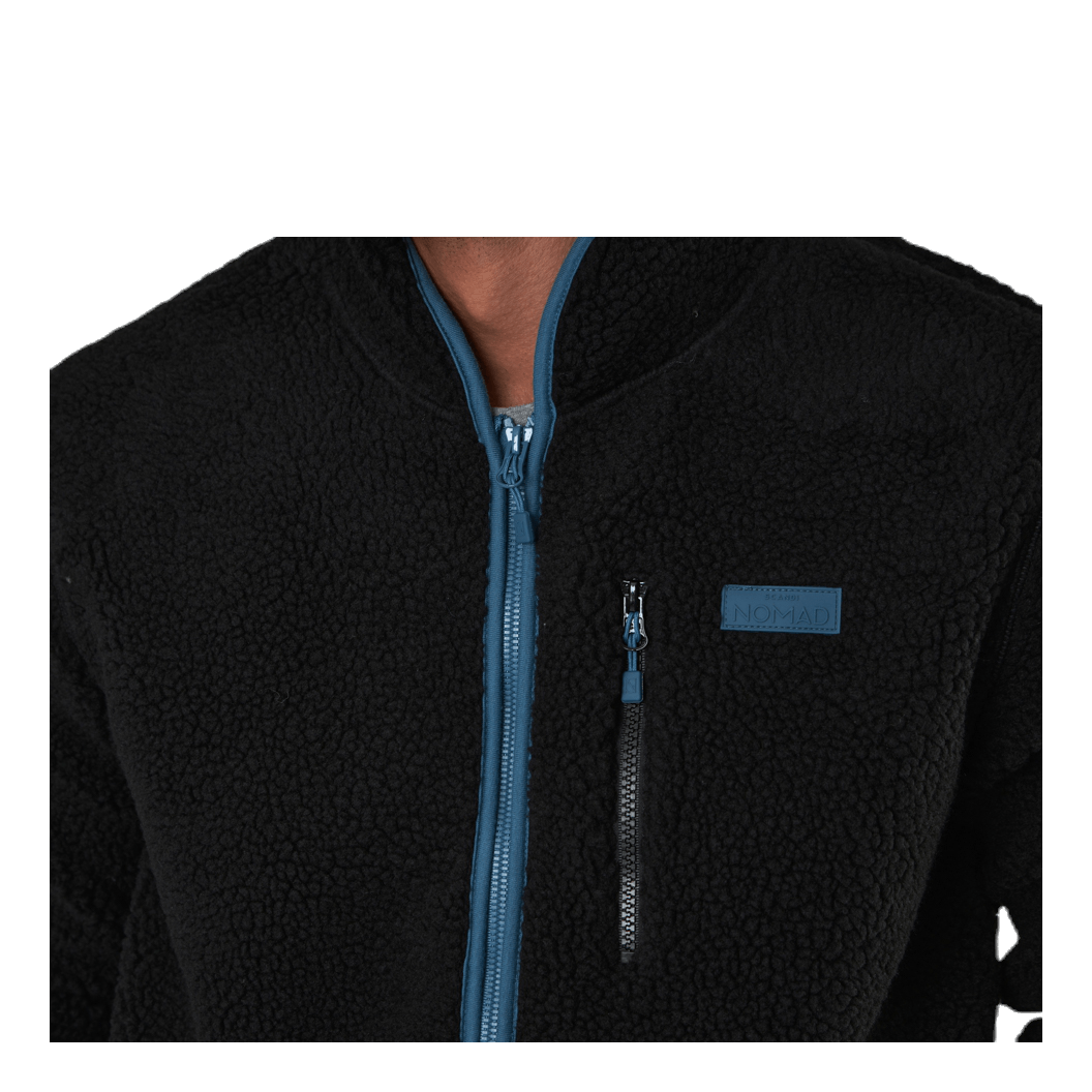 SCANDI NOMAD Creek Pile Jacket Black 4 SCANDI NOMAD Creek Pile Jacket Black - Image 4