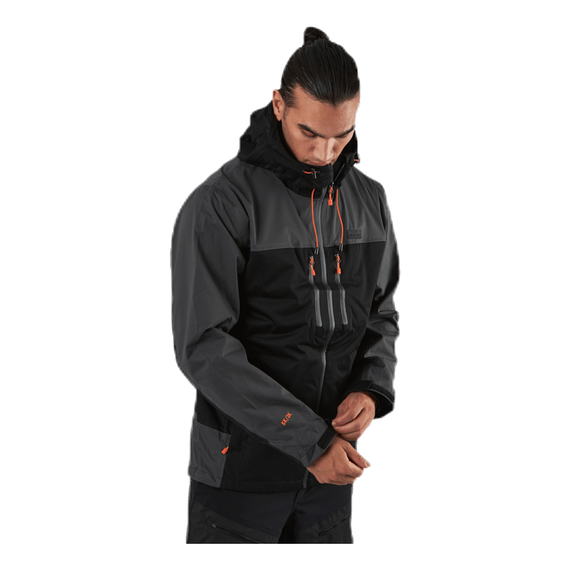 SCANDI NOMAD Pike Hard Shell Jacket Black 2 SCANDI NOMAD Pike Hard Shell Jacket Black - Image 2