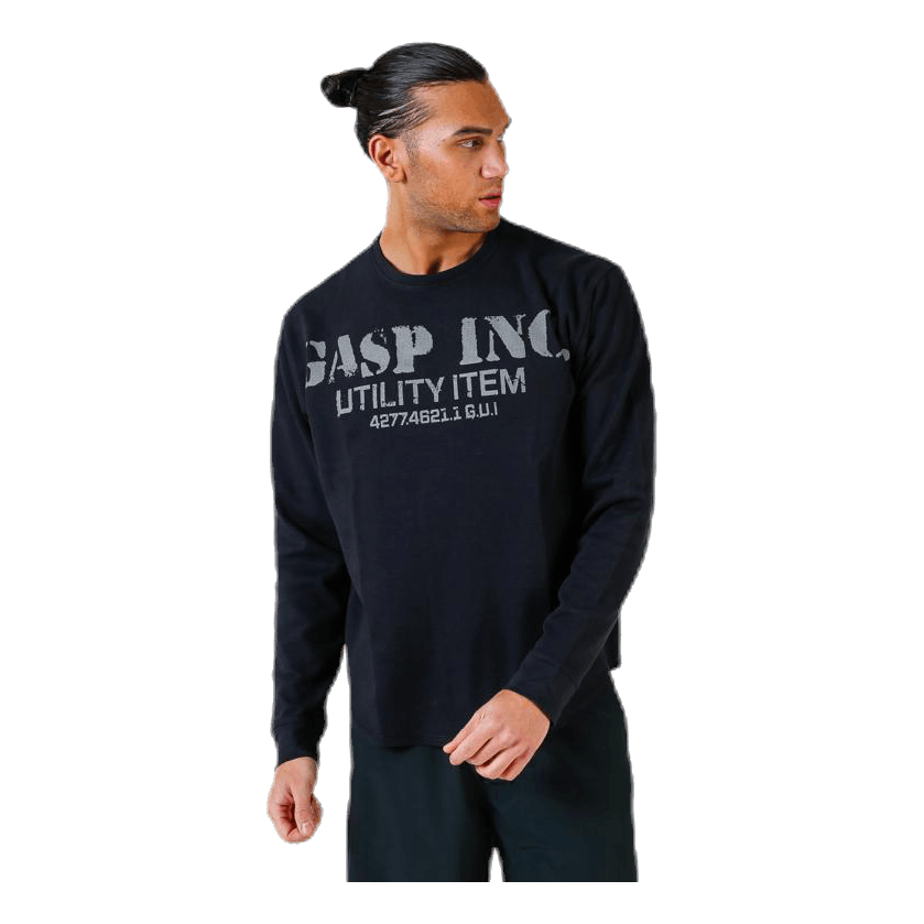 GASP Thermal Gym Sweater Grey 1 GASP Thermal Gym Sweater Grey