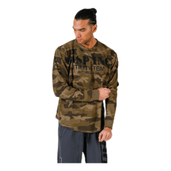 GASP Thermal Gym Sweater Patterned/Green