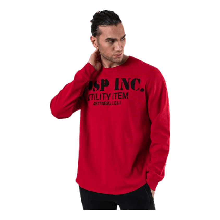 GASP Thermal Gym Sweater Red 4 GASP Thermal Gym Sweater Red - Image 4