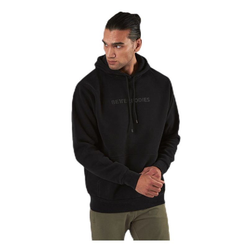 Better Bodies Logo Hoodie Black 2 Better Bodies Logo Hoodie Black - Image 2