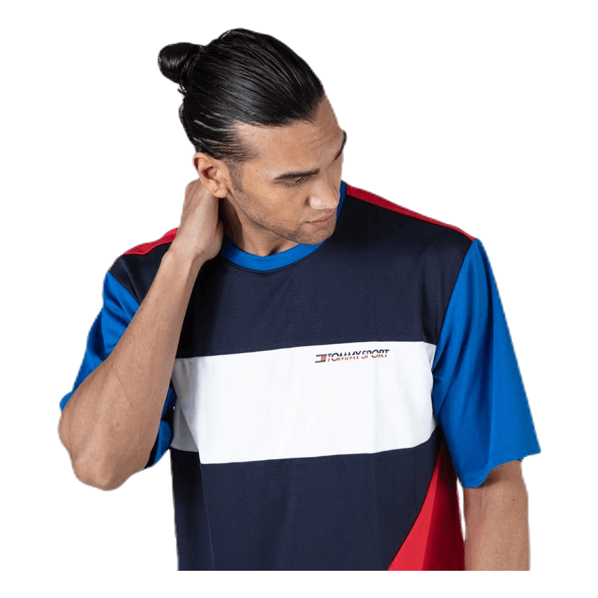 Tommy Hilfiger Sport T-Shirt Statement Blue 6 Tommy Hilfiger Sport T-Shirt Statement Blue - Image 6