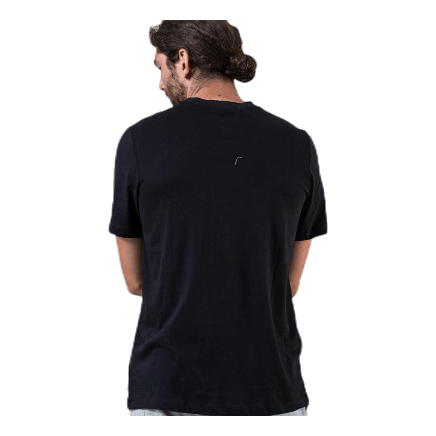 Nike Dri-FIT Men's Training T-Shirt BLACK/WHITE 2 Nike Dri-FIT Men's Training T-Shirt BLACK/WHITE - Image 2