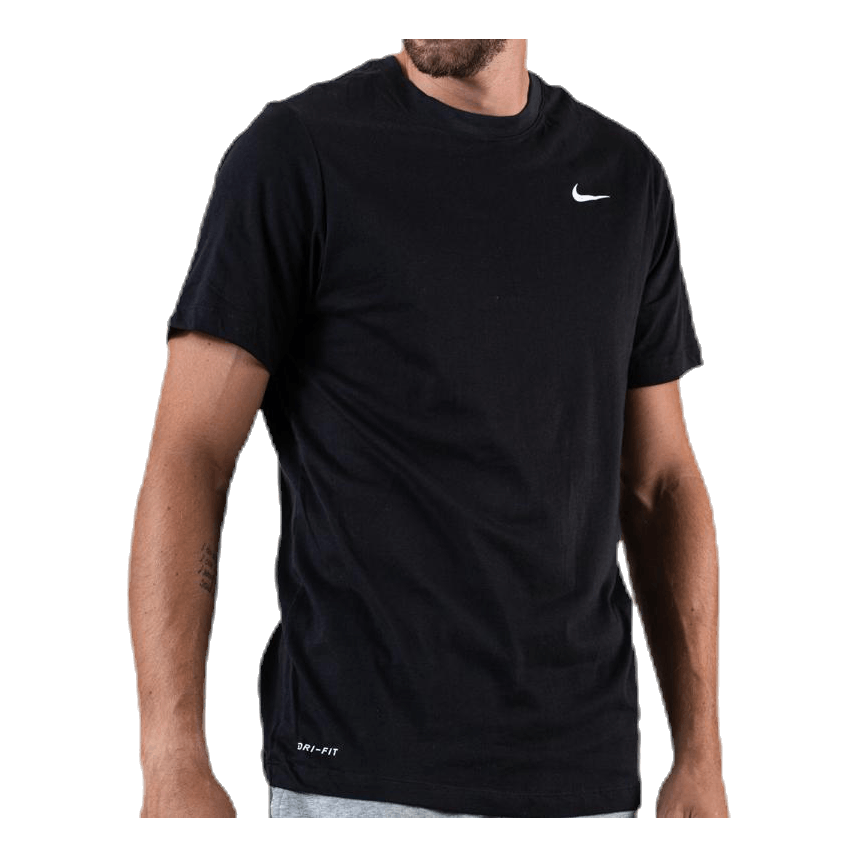 Nike Dri-FIT Men's Training T-Shirt BLACK/WHITE 3 Nike Dri-FIT Men's Training T-Shirt BLACK/WHITE - Image 3