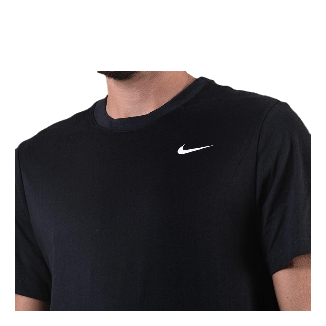 Nike Dri-FIT Men's Training T-Shirt BLACK/WHITE 4 Nike Dri-FIT Men's Training T-Shirt BLACK/WHITE - Image 4